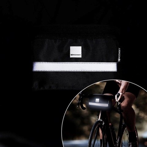 Wozinsky Wozinsky torba rowerowa na kierownicę z etui na telefon 2 l czarny (WBB12BK) Wozinsky Wozinsky torba rowerowa na kierownicę z etui na telefon 2 l czarny (WBB12BK)