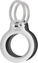 Belkin BELKIN ETUI AIRTAG Z KÓŁKIEM 2 SZT CZARNE/BIAŁE