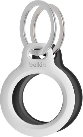Belkin BELKIN ETUI AIRTAG Z KÓŁKIEM 2 SZT CZARNE/BIAŁE