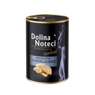 DOLINA NOTECI DNP sterilised dla kota bogata w perliczkę 400g