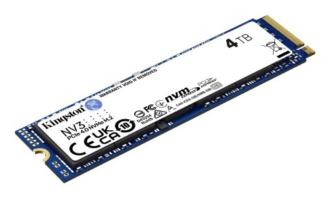 Kingston Kingston DYSK SSD 4000G NV3 M.2 2280 PCIe 4.0 NVMe Kingston Kingston DYSK SSD 4000G NV3 M.2 2280 PCIe 4.0 NVMe