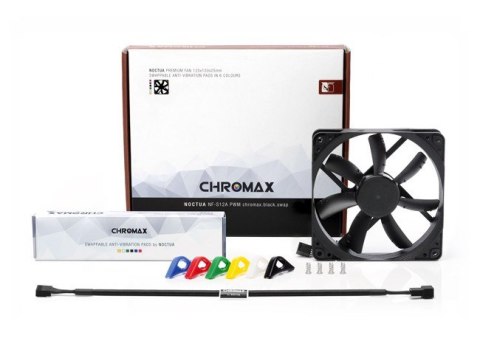 Noctua Wentylator NOCTUA 120mm NF-S12A PWM CHromax Black Swap colors Noctua Wentylator NOCTUA 120mm NF-S12A PWM CHromax Black Swap colors