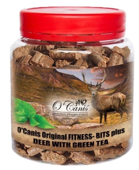 O'Canis O'Canis Przysmak trenerski jeleń ziel.herbata 400g O'Canis O'Canis Przysmak trenerski jeleń ziel.herbata 400g