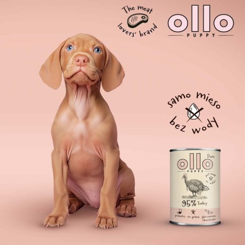 OLLO Ollo Puppy Pure Indyk 850g OLLO Ollo Puppy Pure Indyk 850g