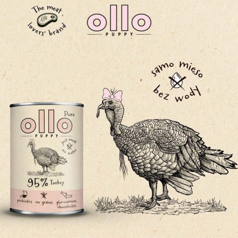OLLO Ollo Puppy Pure Indyk 850g OLLO Ollo Puppy Pure Indyk 850g