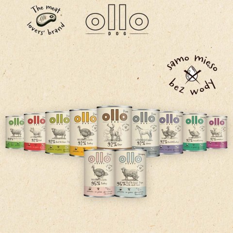 OLLO Ollo Puppy Umami Woł. żwacze z Kaczą Wątrobą 850g OLLO Ollo Puppy Umami Woł. żwacze z Kaczą Wątrobą 850g
