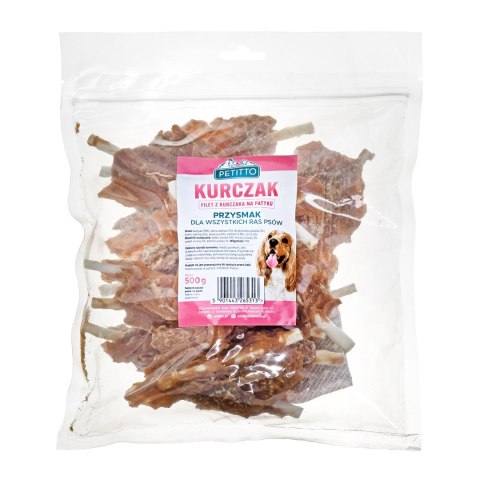 PETITTO PETITTO Filet na patyku z kurczaka 500G PETITTO PETITTO Filet na patyku z kurczaka 500G