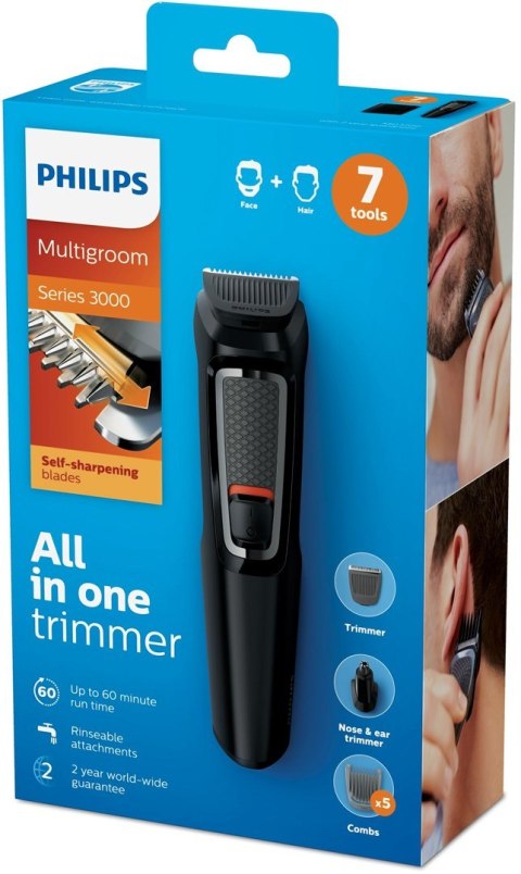 Philips Trymer Philips MG3720/15 (kolor czarny) Philips Trymer Philips MG3720/15 (kolor czarny)