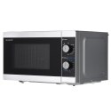 SHARP Kuchenka mikrofalowa SHARP YC-MG01E-S (800W; 20l; kolor srebrny)
