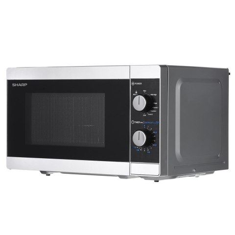 SHARP Kuchenka mikrofalowa SHARP YC-MG01E-S (800W; 20l; kolor srebrny) SHARP Kuchenka mikrofalowa SHARP YC-MG01E-S (800W; 20l; kolor srebrny)
