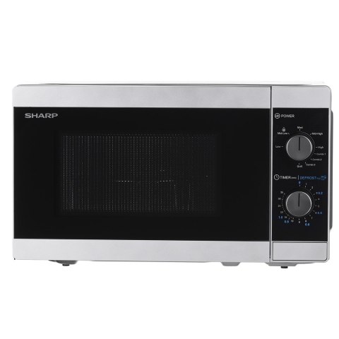 SHARP Kuchenka mikrofalowa SHARP YC-MG01E-S (800W; 20l; kolor srebrny) SHARP Kuchenka mikrofalowa SHARP YC-MG01E-S (800W; 20l; kolor srebrny)