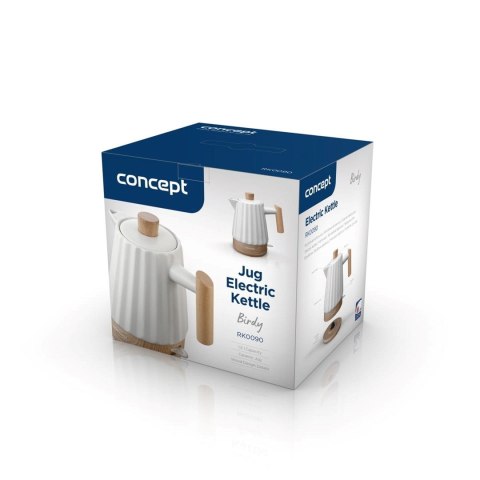 Czajnik elektryczny ceramiczny RK0090 CONCEPT biały Czajnik elektryczny ceramiczny RK0090 CONCEPT biały