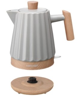 CONCEPT Czajnik elektryczny ceramiczny RK0091 CONCEPT szary