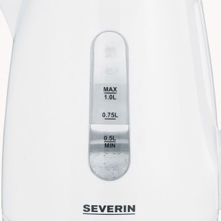 SEVERIN CZAJNIK ELEKTR. 1L , ZAKRYTA GRZAŁKA, WSKAŹNIK POZIOMU WODY, ANTYPOŚLIZGOWE NÓŻKI, PLASTIK, MOC 2200W WK3411