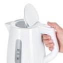 SEVERIN SEVERIN CZAJNIK ELEKTR. 1L , ZAKRYTA GRZAŁKA, WSKAŹNIK POZIOMU WODY, ANTYPOŚLIZGOWE NÓŻKI, PLASTIK, MOC 2200W WK3411