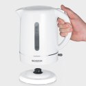 SEVERIN SEVERIN CZAJNIK ELEKTR. BIAŁY, PLASTIK, POJ. 1,7 L, ZAKRYTA GRZAŁKA, DUŻY OTWÓR, DŁ. PRZEWODU 70 CM, MOC 2200W WK4325