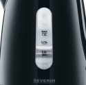 SEVERIN SEVERIN CZAJNIK ELEKTRYCZNY 1L, PLASTIK, ZAKRYTA GRZAŁKA, WSKAŹNIK POZIOMU WODY, ZAKRYTY ELEMENT GRZEJNY, MOC 2200W WK3410