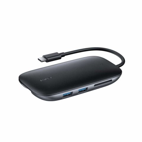 AUKEY AUKEY HUB USB C CB-C71 8W1 RJ45 HDMI 4K PD 100W AUKEY AUKEY HUB USB C CB-C71 8W1 RJ45 HDMI 4K PD 100W