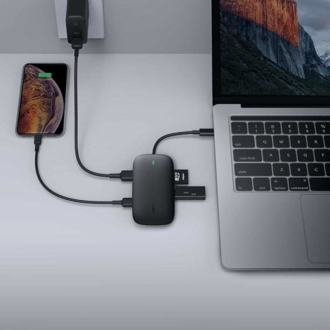 AUKEY AUKEY HUB USB C CB-C71 8W1 RJ45 HDMI 4K PD 100W AUKEY AUKEY HUB USB C CB-C71 8W1 RJ45 HDMI 4K PD 100W