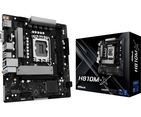 Asrock Płyta główna ASRock H810M-X Asrock Płyta główna ASRock H810M-X