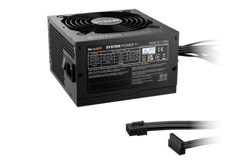 BE QUIET! Zasilacz be quiet! SYSTEM POWER 11 750W BE QUIET! Zasilacz be quiet! SYSTEM POWER 11 750W