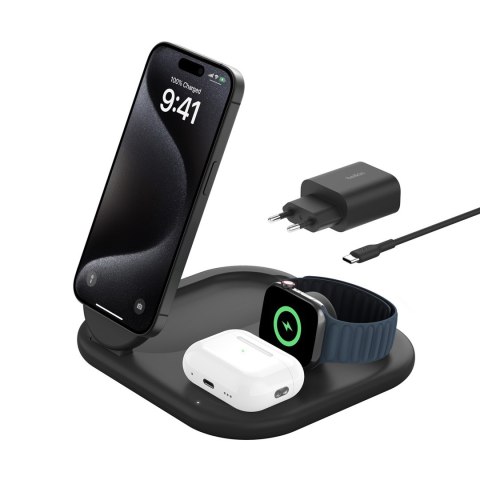 Belkin BELKIN ŁADOWARKA MAGNETYCZNA 3W1 36W QI2.0 IPHONE/APPLEWATCH/AIRPODS Belkin BELKIN ŁADOWARKA MAGNETYCZNA 3W1 36W QI2.0 IPHONE/APPLEWATCH/AIRPODS