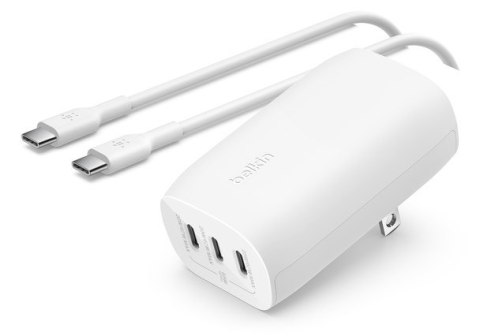 Belkin Ładowarka Belkin BoostCharge 3 Port USB-C PD 3.1 PPS Wall Charger 67W White Belkin Ładowarka Belkin BoostCharge 3 Port USB-C PD 3.1 PPS Wall Charger 67W White
