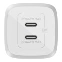 Belkin Ładowarka Belkin BoostCharge Pro Dual USB-C PD 3.0 PPS GaN Wall Charger 45W White Belkin Ładowarka Belkin BoostCharge Pro Dual USB-C PD 3.0 PPS GaN Wall Charger 45W White