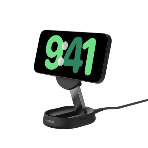 Belkin Ładowarka bezprzewodowa Belkin BoostCharge Pro Convertible Magnetic Wireless Charging Stand with Qi2 15W Black Belkin Ładowarka bezprzewodowa Belkin BoostCharge Pro Convertible Magnetic Wireless Charging Stand with Qi2 15W Black