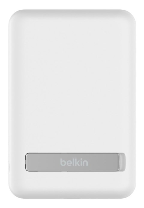 Belkin Powerbank bezprzewodowy Belkin BoostCharge Magnetic Wireless Power Bank 5K + Stand MagSafe Compatible 5000mAh 7,5W White Belkin Powerbank bezprzewodowy Belkin BoostCharge Magnetic Wireless Power Bank 5K + Stand MagSafe Compatible 5000mAh 7,5W White