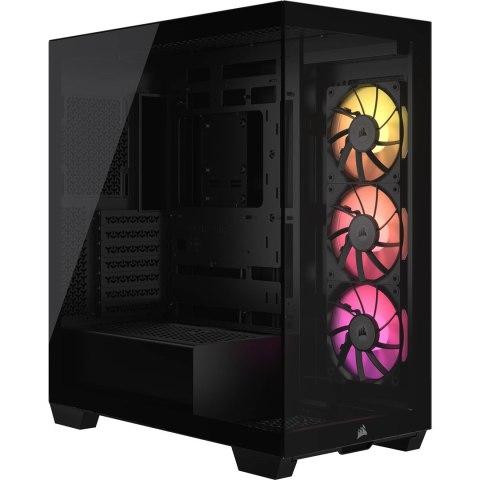Corsair ICUE LINK 3500X RGB Tempered Glass Mid-Tower, Black Corsair ICUE LINK 3500X RGB Tempered Glass Mid-Tower, Black