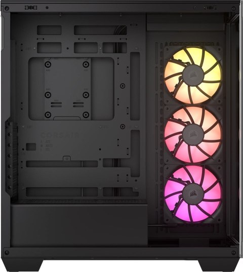 Corsair ICUE LINK 3500X RGB Tempered Glass Mid-Tower, Black Corsair ICUE LINK 3500X RGB Tempered Glass Mid-Tower, Black