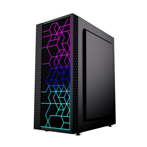 GEMBIRD GEMBIRD OBUDOWA FORNAX 2500 MIDI-TOWER (1X USB 3.0, 2X USB 2.0, HD AUDIO, SZKLANY PANEL BOCZNY) CZARNA GEMBIRD GEMBIRD OBUDOWA FORNAX 2500 MIDI-TOWER (1X USB 3.0, 2X USB 2.0, HD AUDIO, SZKLANY PANEL BOCZNY) CZARNA