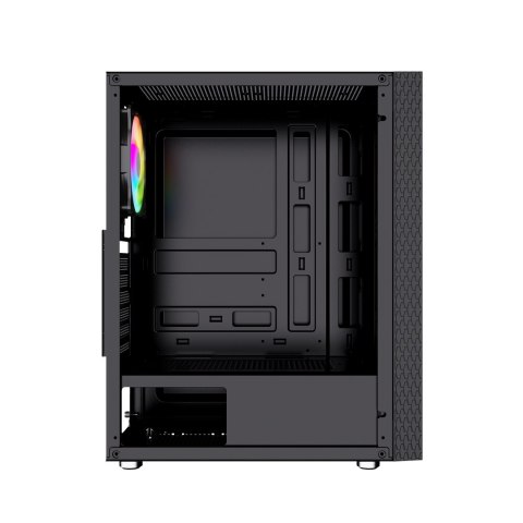 GEMBIRD GEMBIRD OBUDOWA FORNAX 2500 MIDI-TOWER (1X USB 3.0, 2X USB 2.0, HD AUDIO, SZKLANY PANEL BOCZNY) CZARNA GEMBIRD GEMBIRD OBUDOWA FORNAX 2500 MIDI-TOWER (1X USB 3.0, 2X USB 2.0, HD AUDIO, SZKLANY PANEL BOCZNY) CZARNA
