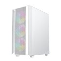 GEMBIRD GEMBIRD OBUDOWA FORNAX 4000W MIDI-TOWER (2X USB 3.0, 1X USB 2.0, HD AUDIO, SZKLANY PANEL BOCZNY, PODŚWIETLENIE ARGB) BIAŁA