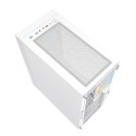 GEMBIRD GEMBIRD OBUDOWA FORNAX 4000W MIDI-TOWER (2X USB 3.0, 1X USB 2.0, HD AUDIO, SZKLANY PANEL BOCZNY, PODŚWIETLENIE ARGB) BIAŁA