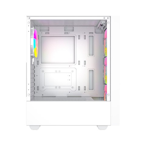 GEMBIRD GEMBIRD OBUDOWA FORNAX 4000W MIDI-TOWER (2X USB 3.0, 1X USB 2.0, HD AUDIO, SZKLANY PANEL BOCZNY, PODŚWIETLENIE ARGB) BIAŁA GEMBIRD GEMBIRD OBUDOWA FORNAX 4000W MIDI-TOWER (2X USB 3.0, 1X USB 2.0, HD AUDIO, SZKLANY PANEL BOCZNY, PODŚWIETLENIE ARGB) BIAŁA