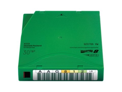 Hewlett Packard Enterprise HPE LTO-8 Ultrium 30TB RW Data Tape Hewlett Packard Enterprise HPE LTO-8 Ultrium 30TB RW Data Tape