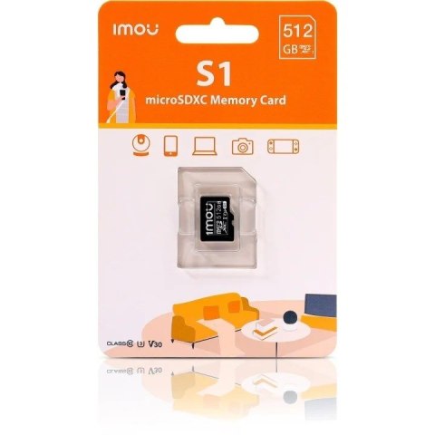 Imou Karta pamięci microSD IMOU ST2-512-S1 512GB Imou Karta pamięci microSD IMOU ST2-512-S1 512GB