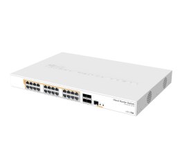 MikroTik Switch Mikrotik CRS328-24P-4S+RM 28p PoE (PoE+: 24;) 450W Managed Gigabit/10G