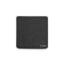 SAVIO SAVIO GAMING MOUSE PAD 250X250X2MM, STITCHED EDGES BLACK EDITION PRECISION CONTROL S