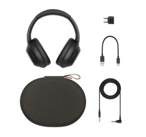 Sony Słuchawki bezprzewodowe Sony WH1000XM4 czarne Sony Słuchawki bezprzewodowe Sony WH1000XM4 czarne