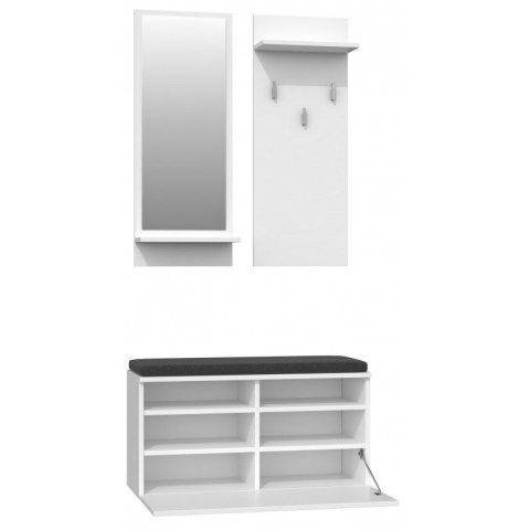 TOP E SHOP GARDEROBA RIVA BIAŁY KOMPLET TOP E SHOP GARDEROBA RIVA BIAŁY KOMPLET