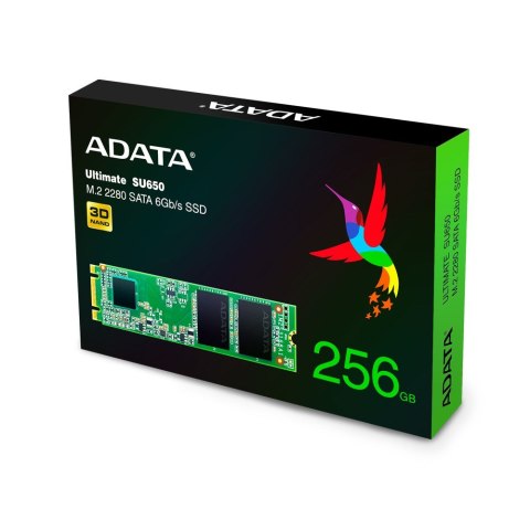 ADATA Dysk SSD ADATA Ultimate SU650 256GB M.2 2280 ADATA Dysk SSD ADATA Ultimate SU650 256GB M.2 2280