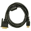 Akyga Kabel Akyga AK-AV AK-AV-11 (DVI-D M - HDMI M; 1,8m; kolor czarny)