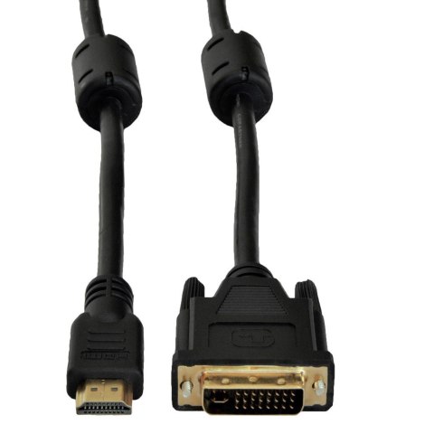 Akyga Kabel Akyga AK-AV AK-AV-11 (DVI-D M - HDMI M; 1,8m; kolor czarny) Akyga Kabel Akyga AK-AV AK-AV-11 (DVI-D M - HDMI M; 1,8m; kolor czarny)