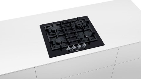 BOSCH Płyta gazowa BOSCH PNH6B6B90 żeliwne ruszta, palnik typu WOK BOSCH Płyta gazowa BOSCH PNH6B6B90 żeliwne ruszta, palnik typu WOK