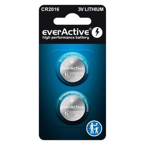 EverActive EVERACTIVE BATERIE LITOWE MINI CR2016 BLISTER 2 SZT. CR20162BL EverActive EVERACTIVE BATERIE LITOWE MINI CR2016 BLISTER 2 SZT. CR20162BL