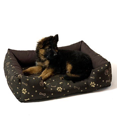 Go Gift GO GIFT Kostka Legowisko dla psa XXL - brązowy - 90x63x16 cm Go Gift GO GIFT Kostka Legowisko dla psa XXL - brązowy - 90x63x16 cm