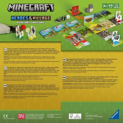 Ravensburger RAV gra Minecraft dla dzieci Uratuj wioskę 20936
